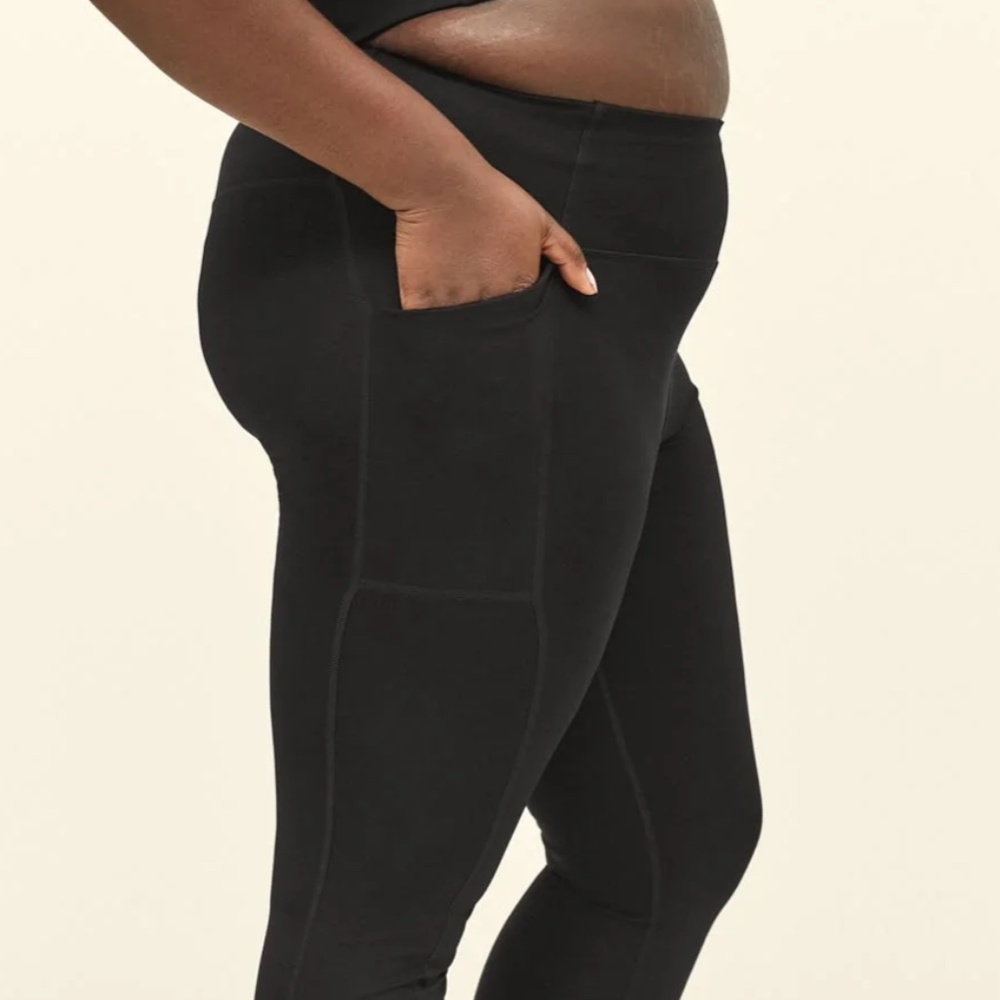 Girlfriend Collective Black Compressive Pocket Legging